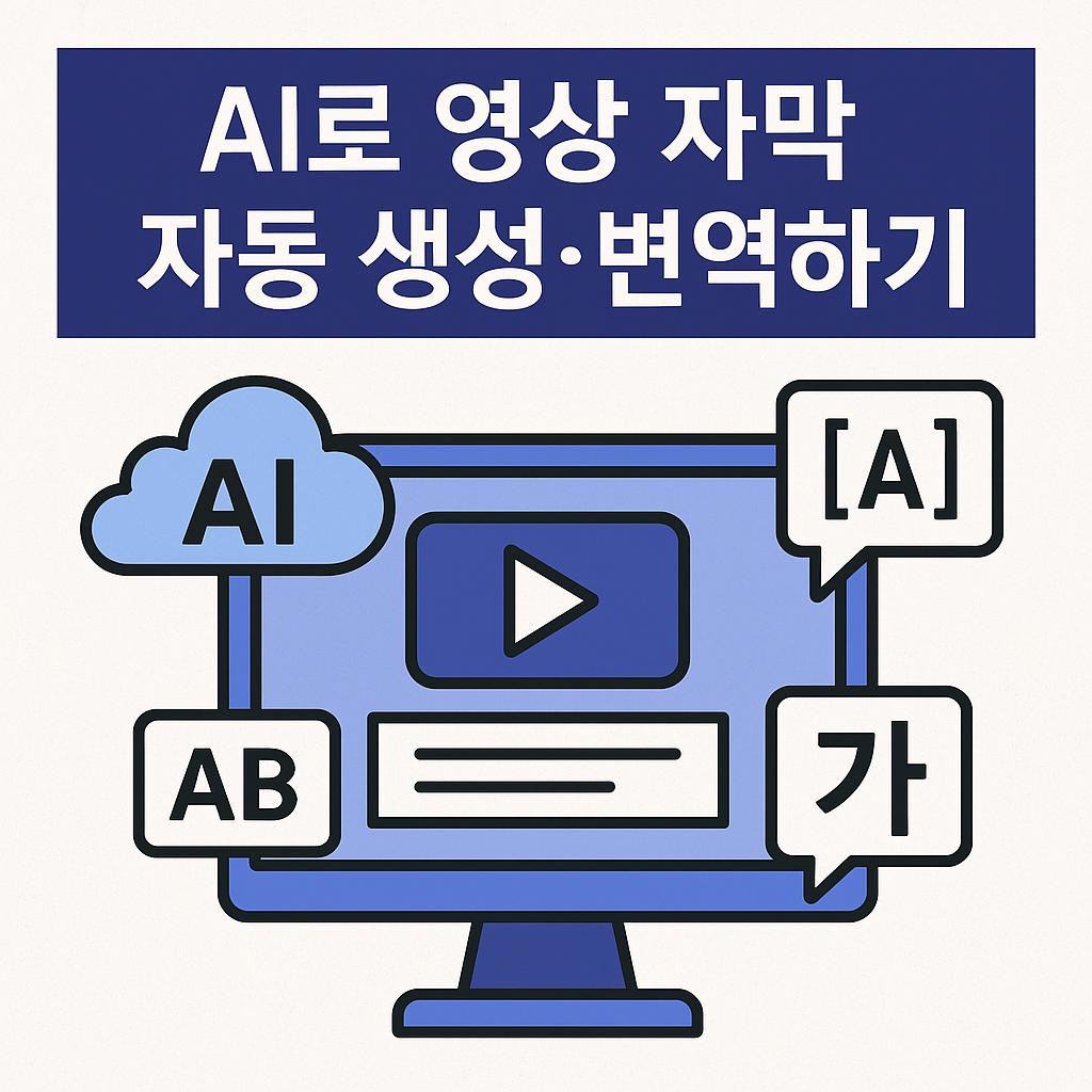 AI로 영상 자막 자동 생성·번역하기 (추천 프로그램 및 활용법)