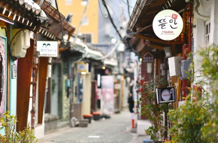 익선동 거리 풍경