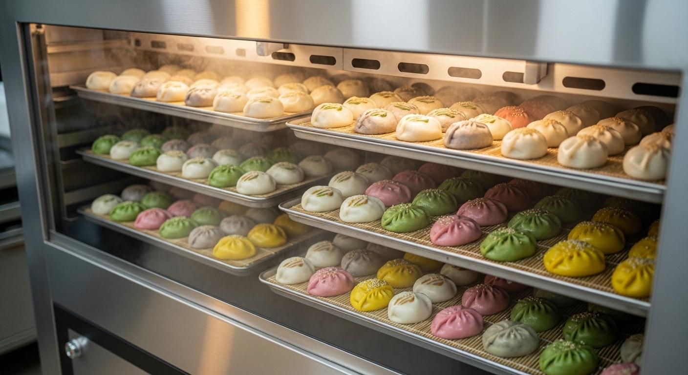 송편 찌는 기계