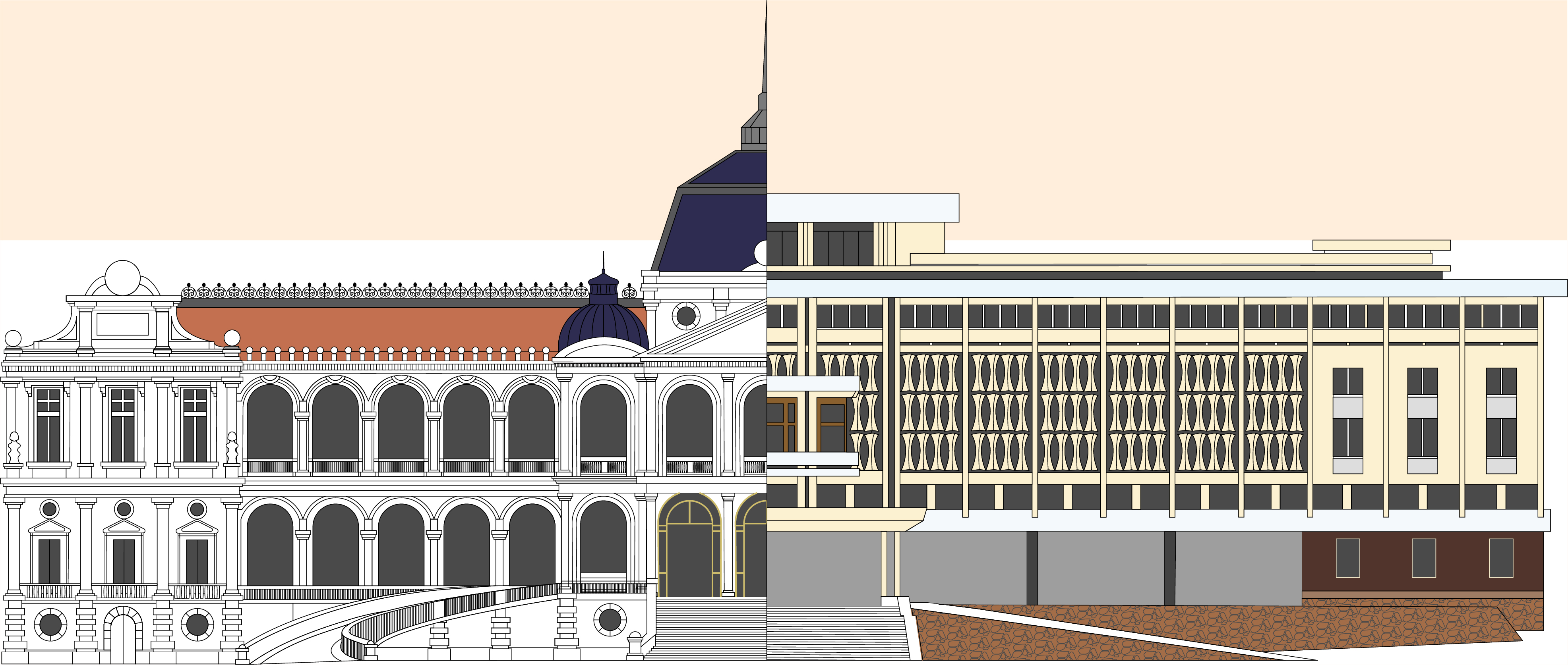 통일궁의 과거와 현재