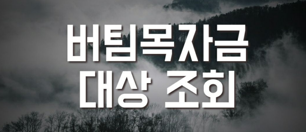 소상공인 버팀목자금 대상 조회