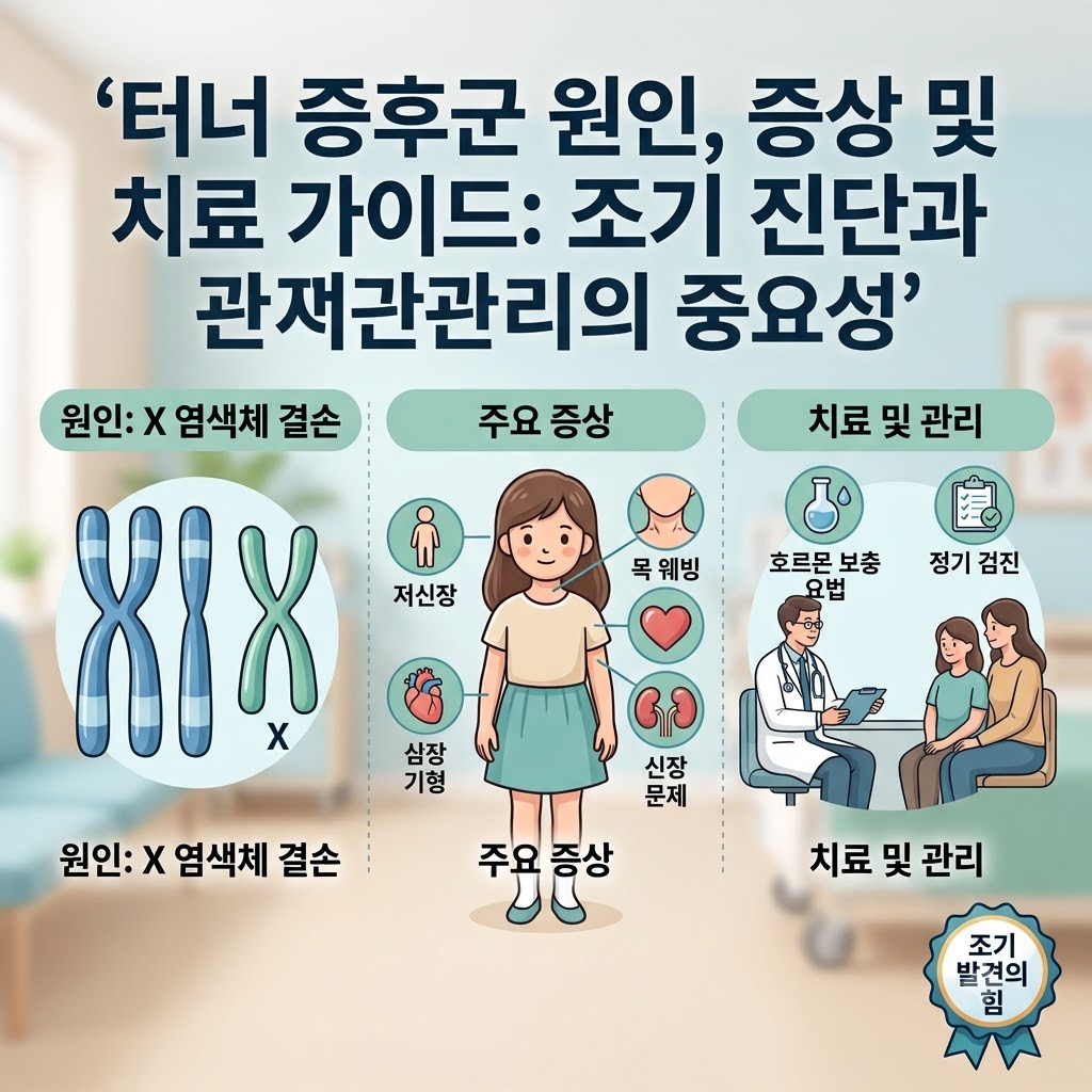 터너 증후군 원인 증상 및 치료 가이드: 조기 진단과 관리의 중요성