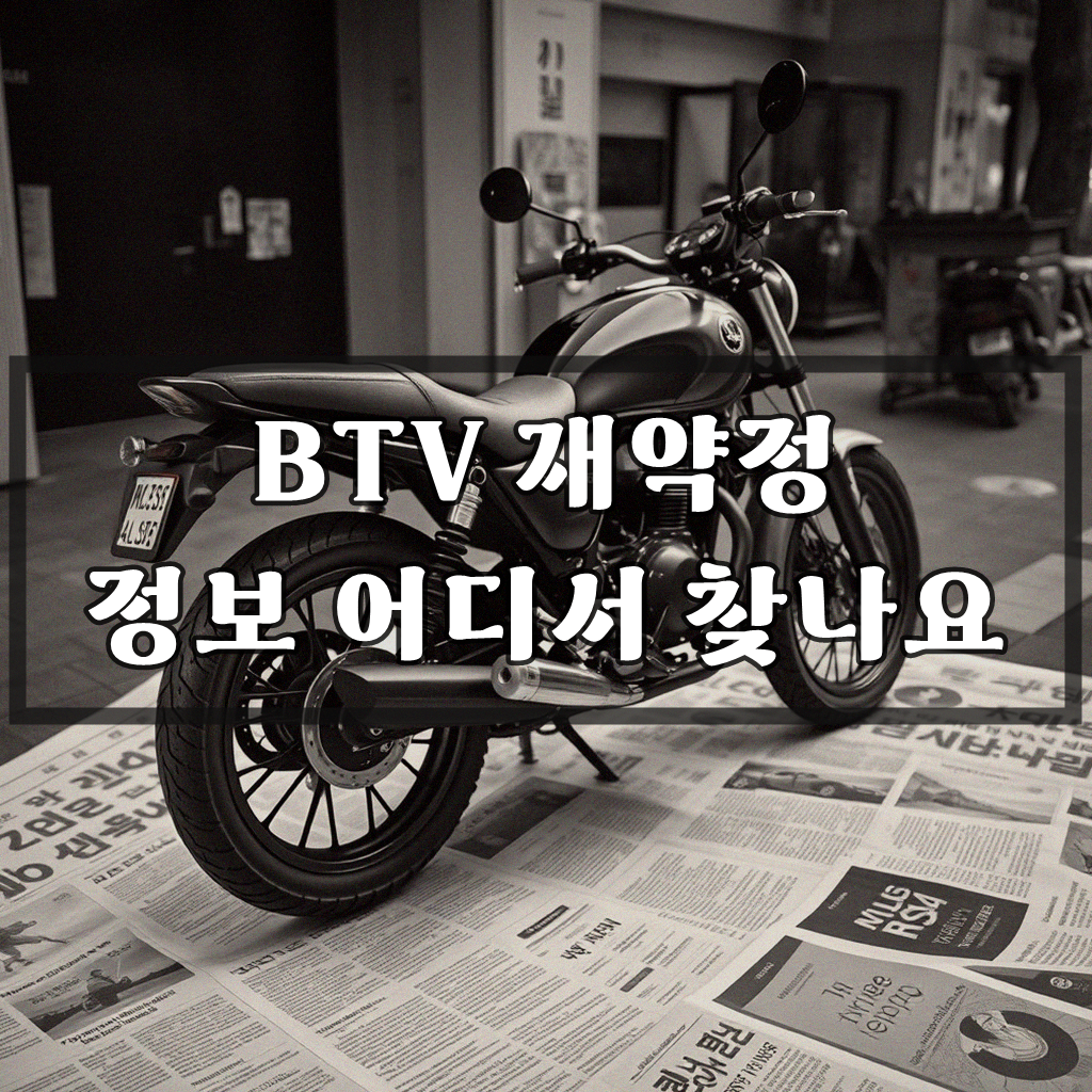 BTV 재약정, 정보 제대로 찾아보기