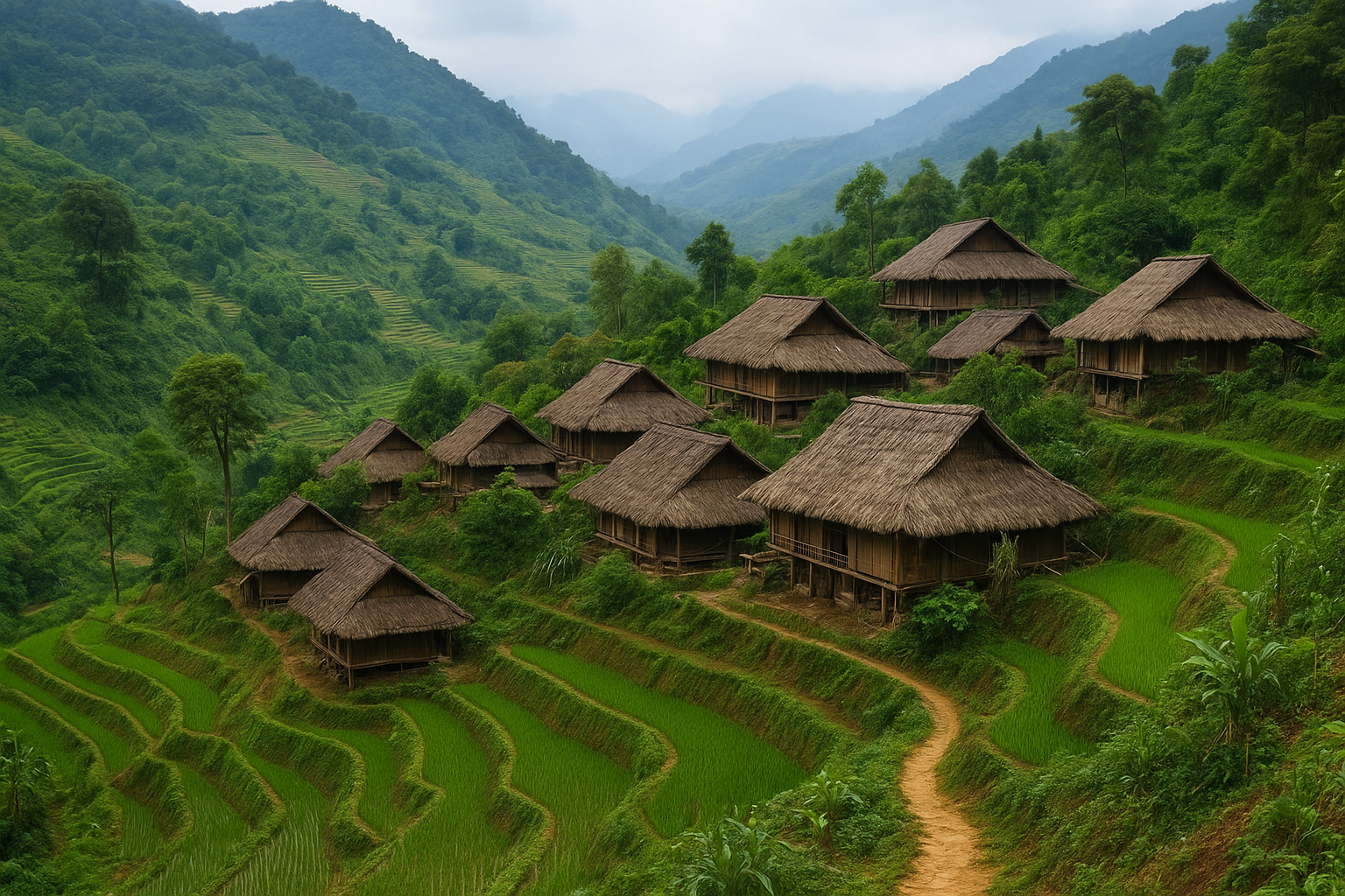 베트남 사파 깟깟마을