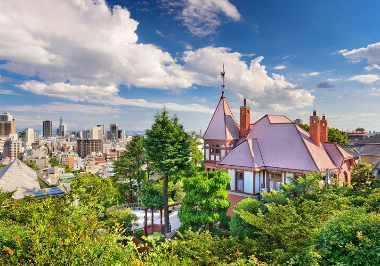 미세먼지 없는 하늘 사진이다.