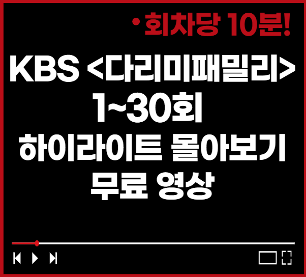 다리미패밀리-1~30회-몰아보기-하이라이트-영상