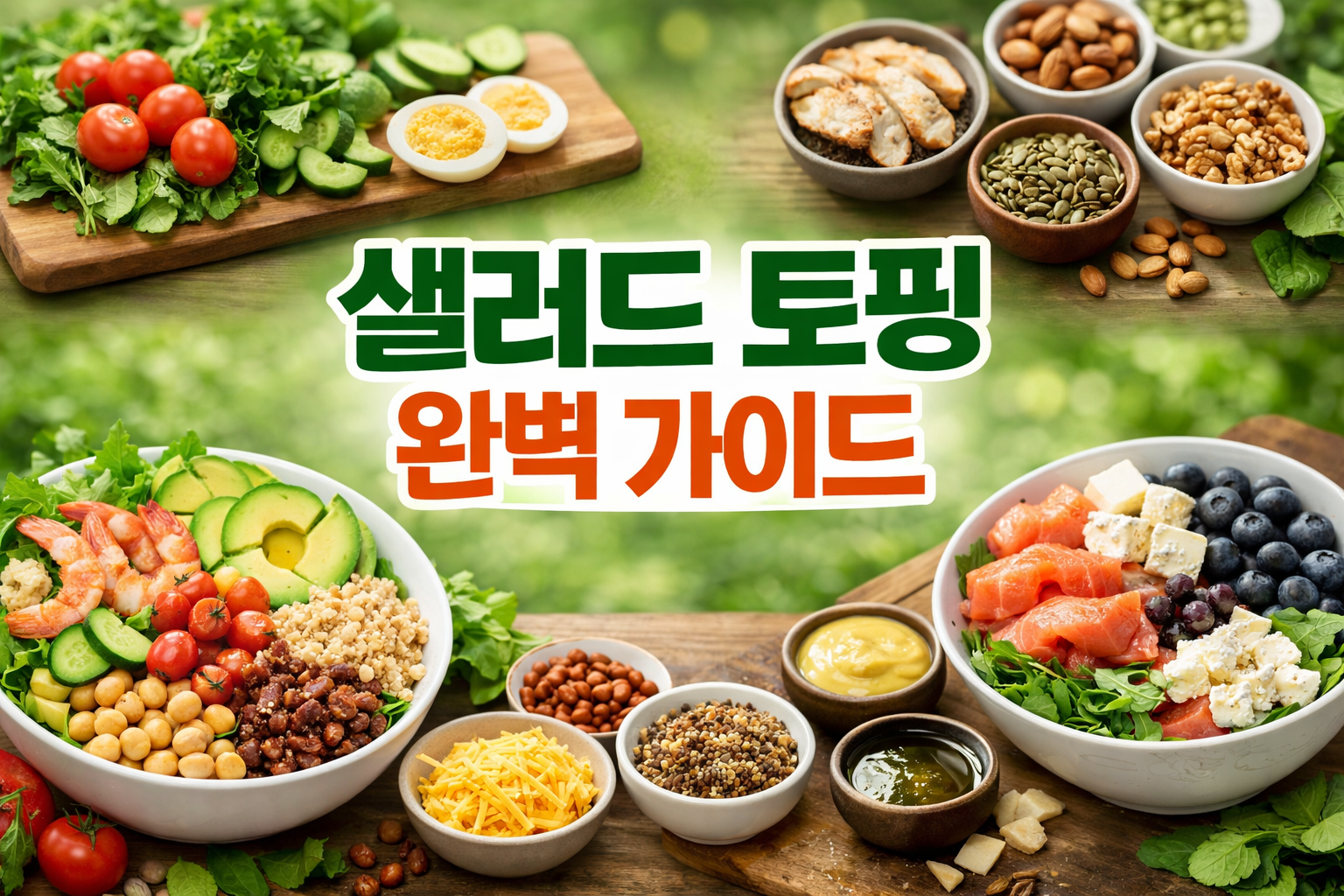 샐러드 토핑 궁합