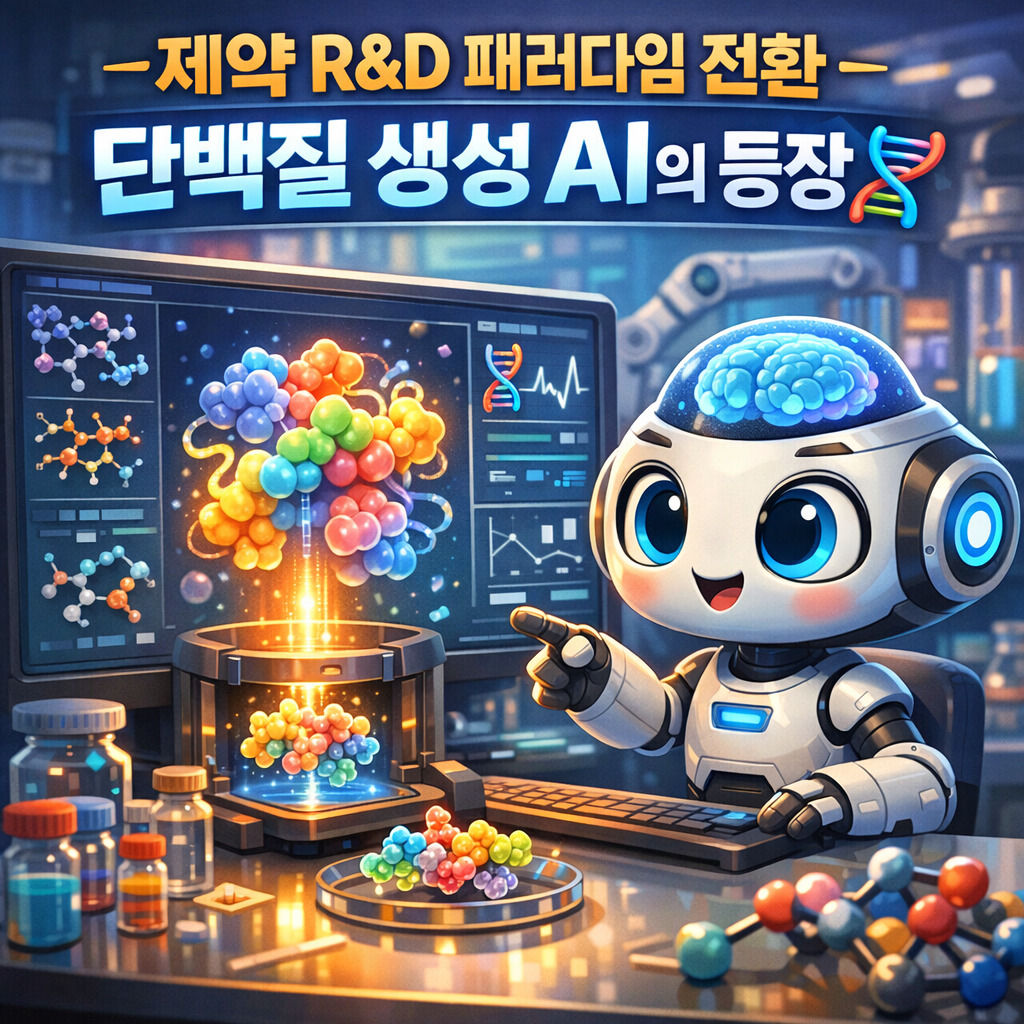 제약 R&amp;D 패러다임 전환 &mdash; 단백질 생성 AI의 등장