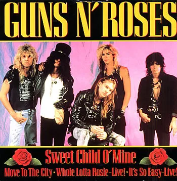 sweet child o&#39; mine 앨범 커버