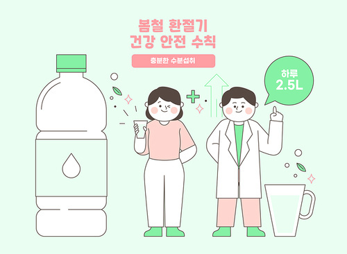 물섭취와 뇌 기능의 상관관계