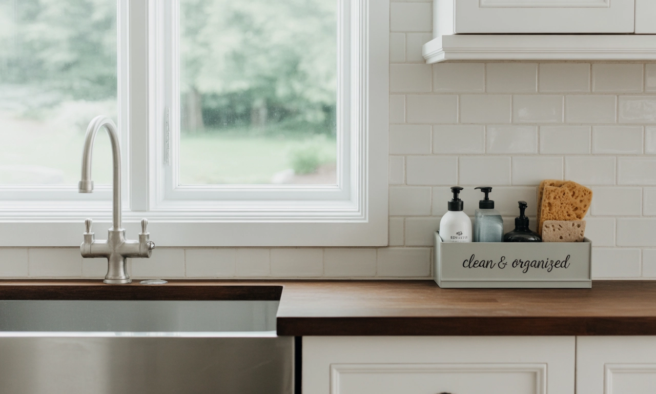 주방 공간이 넓어지는 마법, 싱크대 여백 수납 아이디어