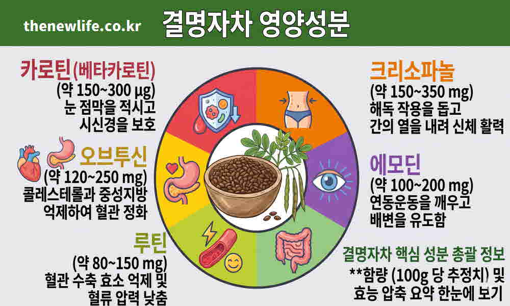 결명자차 효능 영양성분
