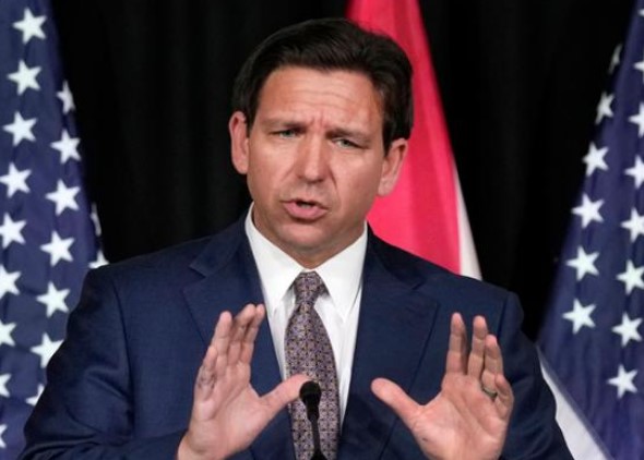 공화당 경선 후보 론 디샌티스와 니키 헤일리