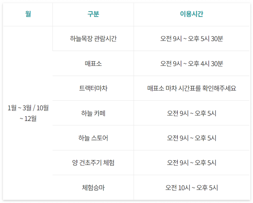 대관령 하늘목장