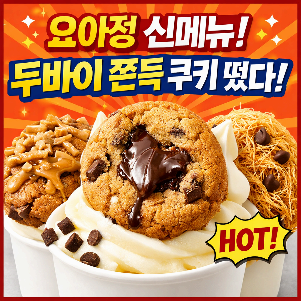 요아정 신메뉴 두쫀쿠