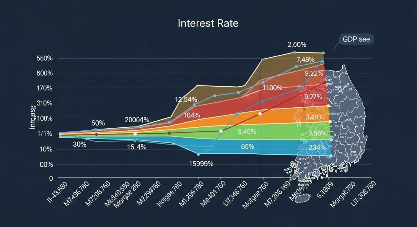 집값과 금히 흐름 차트