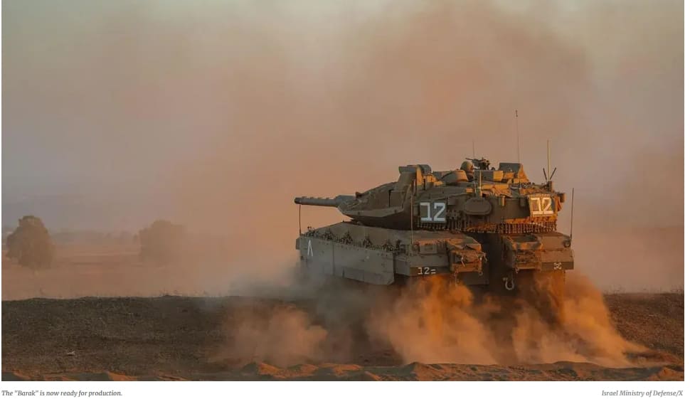 첨단무기 강국 이스라엘, AI 지원 차세대 '메르카바' 탱크 개발 VIDEO:Israel has unveiled its AI-assisted next-gen 'Merkava' tank
