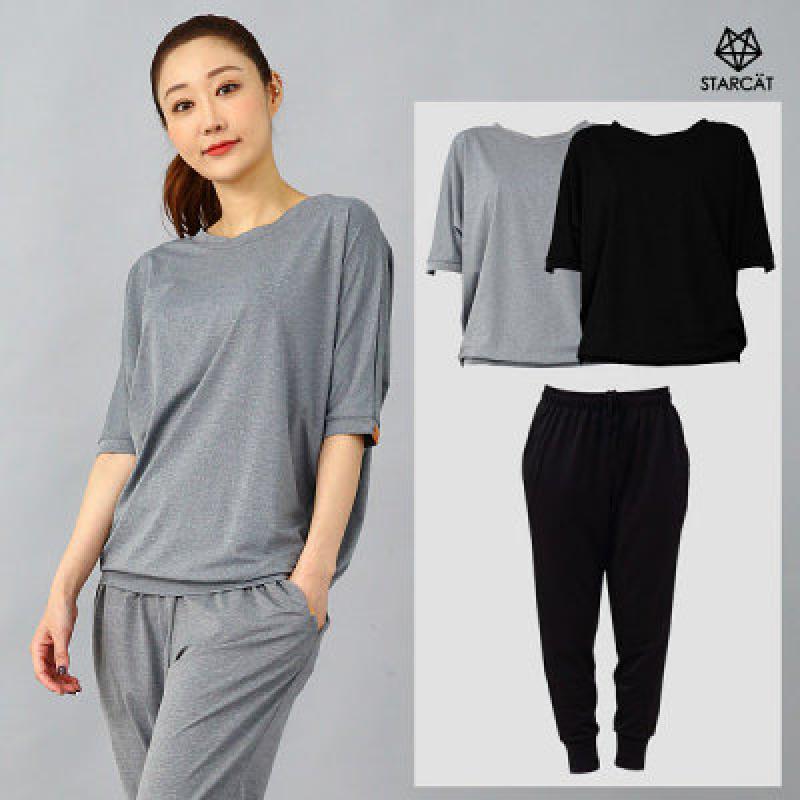 스타캣 가오리핏 요가복세트 필라테스복세트 운동복세트 TS44PT02N4