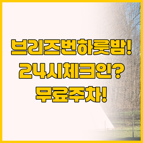 브리즈번 공항 근처 하룻밤, 24시간..
