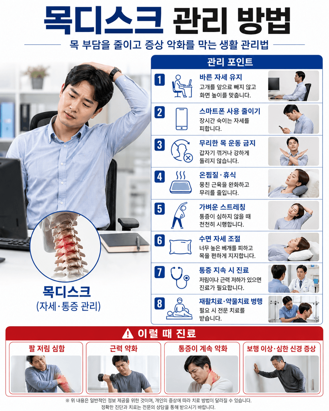 목디스크 관리 방법
