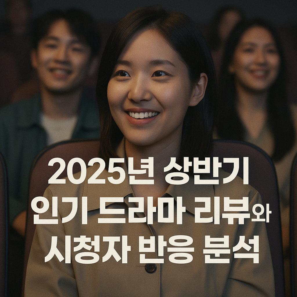 2025년 상반기 인기 드라마 리뷰와 시청자 반응 분석