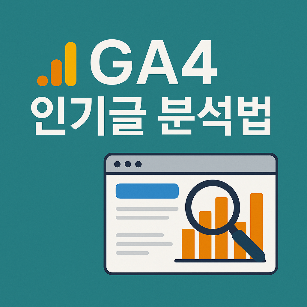 GA4 로 블로그 콘텐츠 분석하는 방법