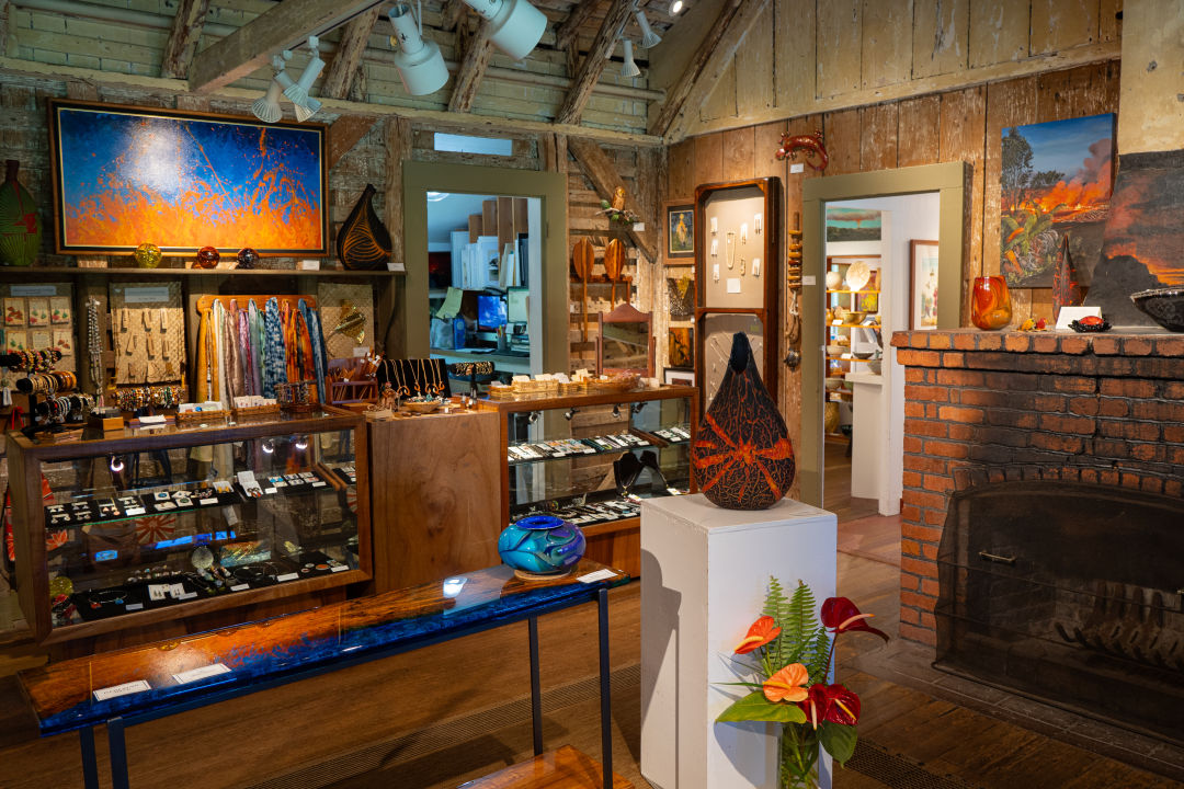 화산국립공원 아트갤러리 내부