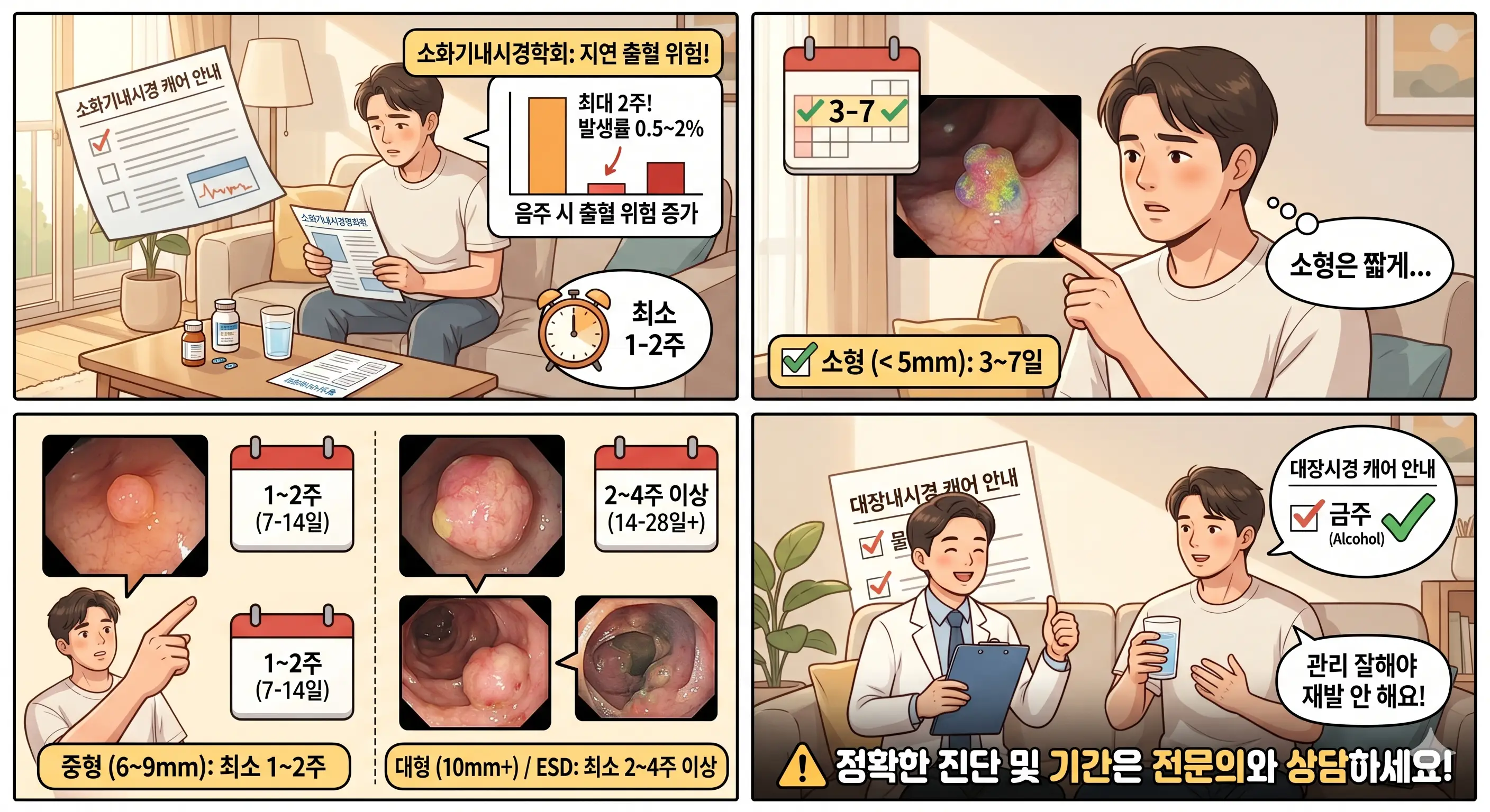 대장용종제거 후 음주