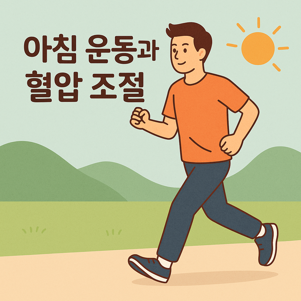 아침 운동과 혈압 조절