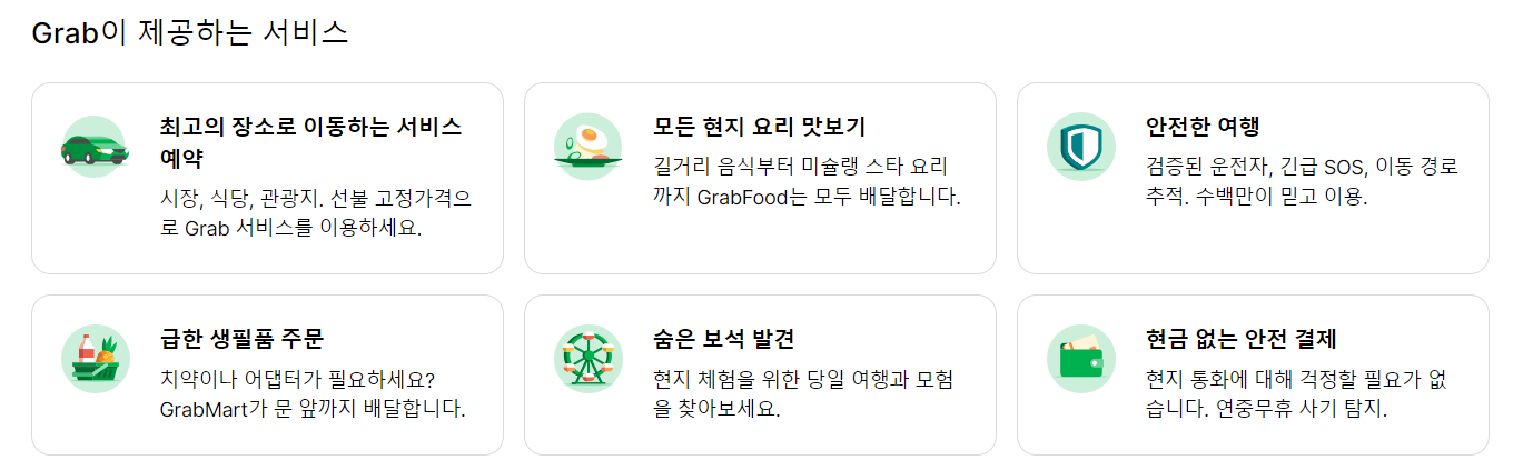 베트남 및 동남아 여행 필수 어플, 그랩(Grab) 사용법 총정리