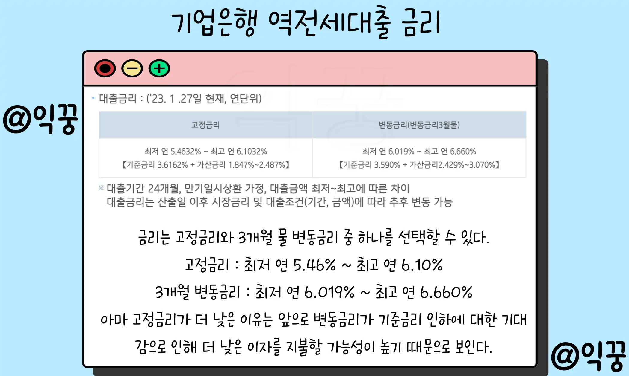 기업은행 역전세대출 임대보증금 반환 신청대상 금리 한도 부결 원인3