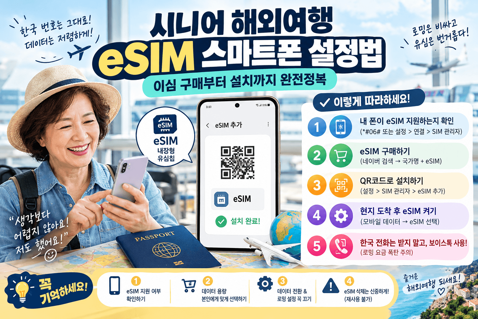 해외여행 eSIM 완전정복