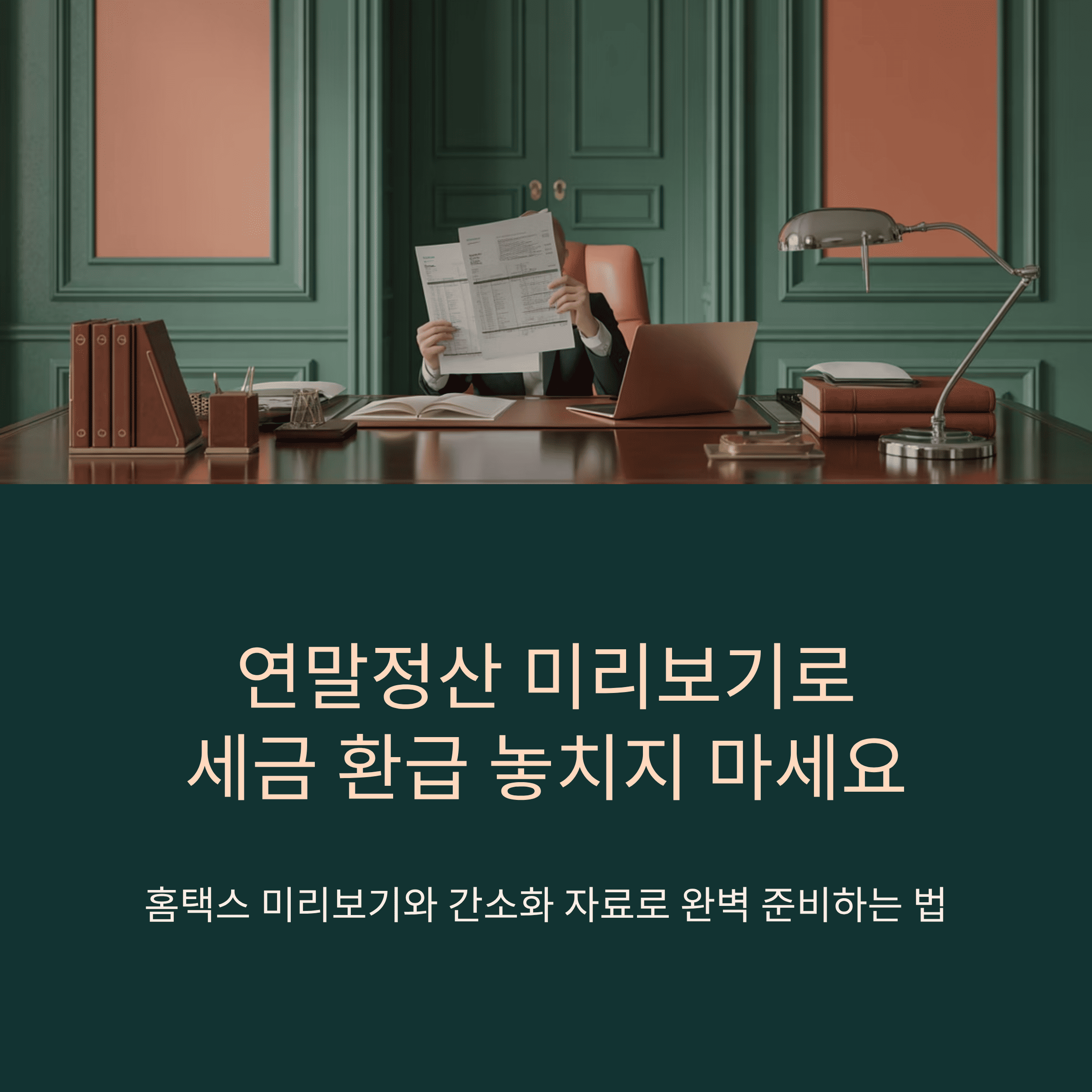 연말정산 미리 보기, 증빙 누락 없이 환급 극대화