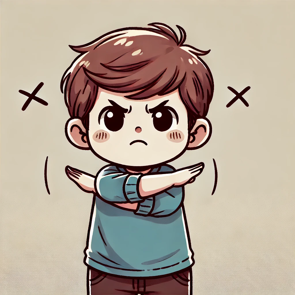 고집 세고, 반항적인 아이