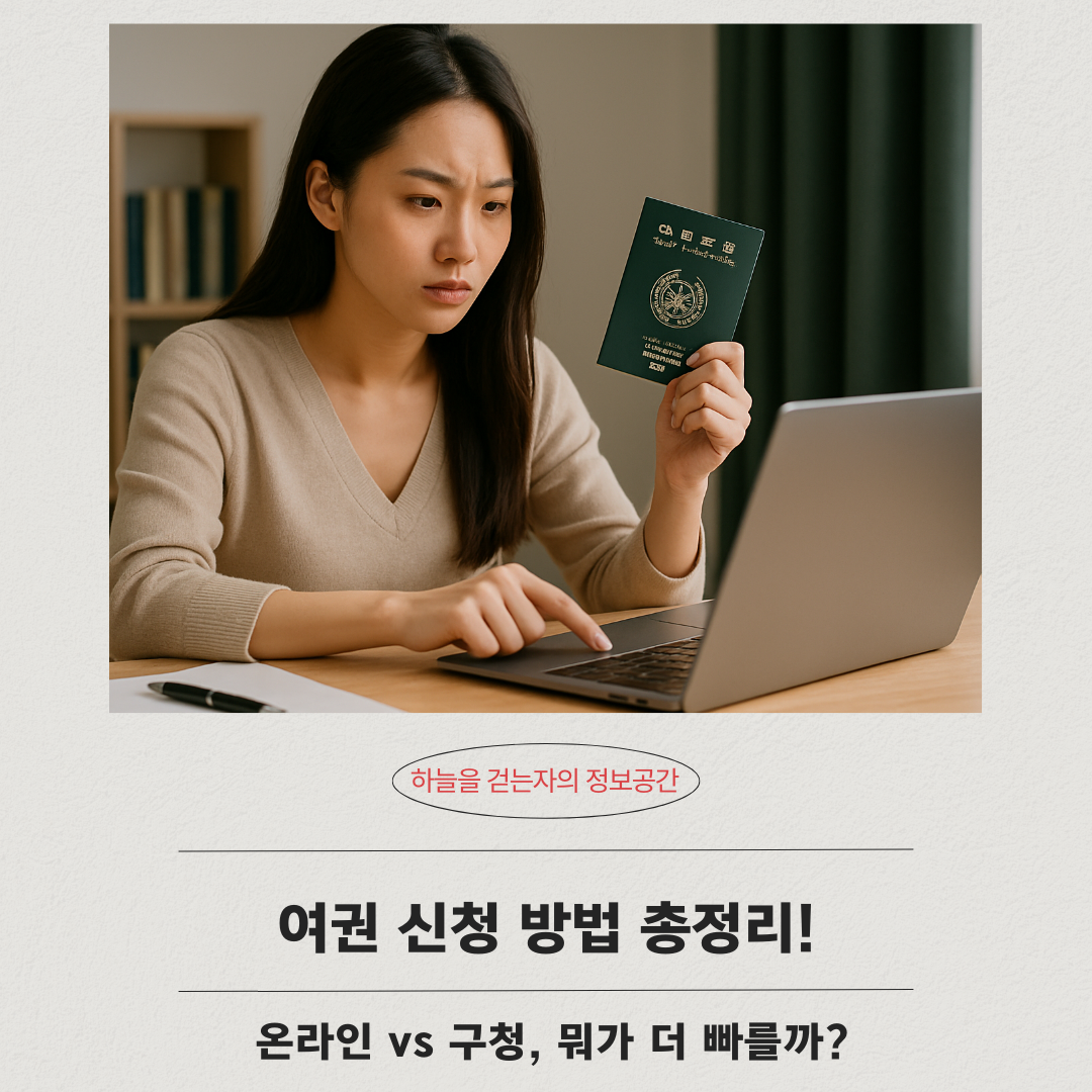 여권 신청 방법 총정리! 온라인 vs 구청, 뭐가 더 빠를까?