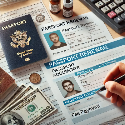 여권 재발급 신청서 작성