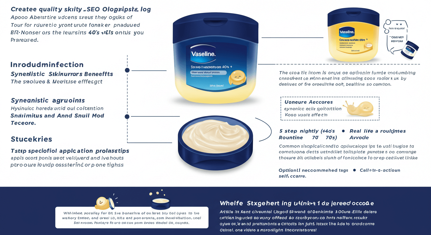 바세린 효능 알고 쓰면 주름 개선 20년 젊어진다!