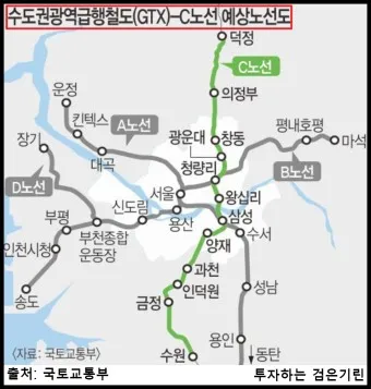 GTX 노선도 주요 환승역 예매 시간표_3