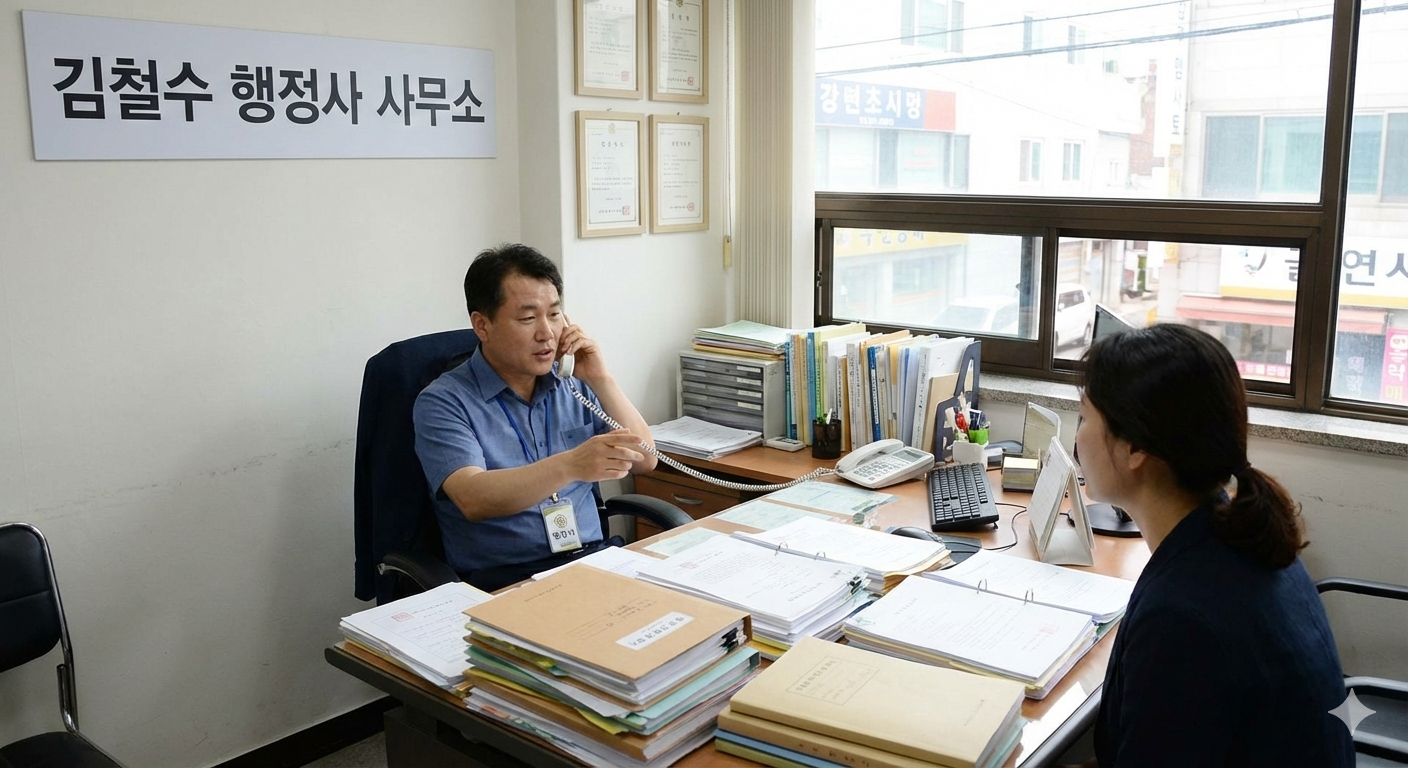 행정사 자격증 시험 하는일 사진