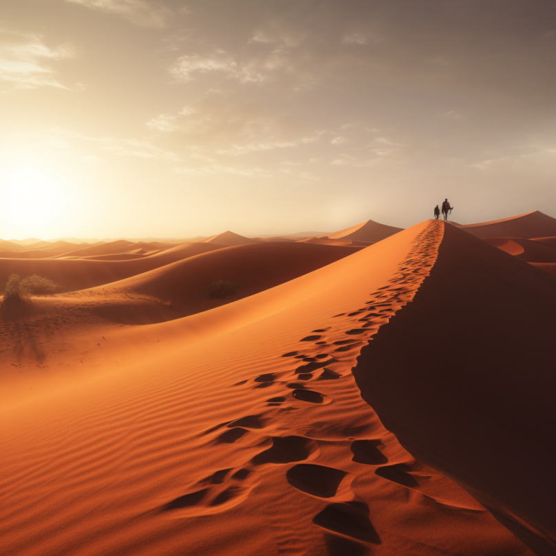 모로코의 사하라 사막