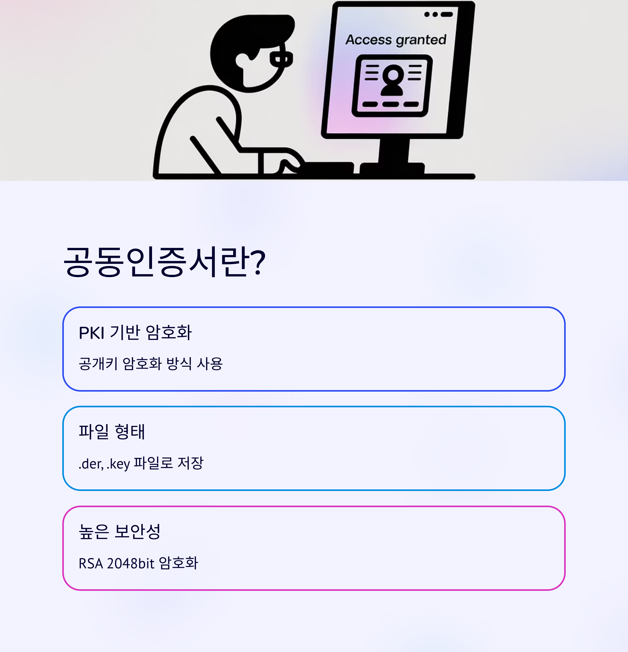 공인인증서 장점과 단점