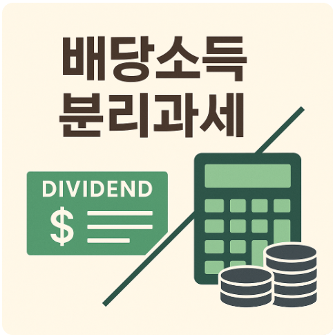 배당소득 분리과세 개정안