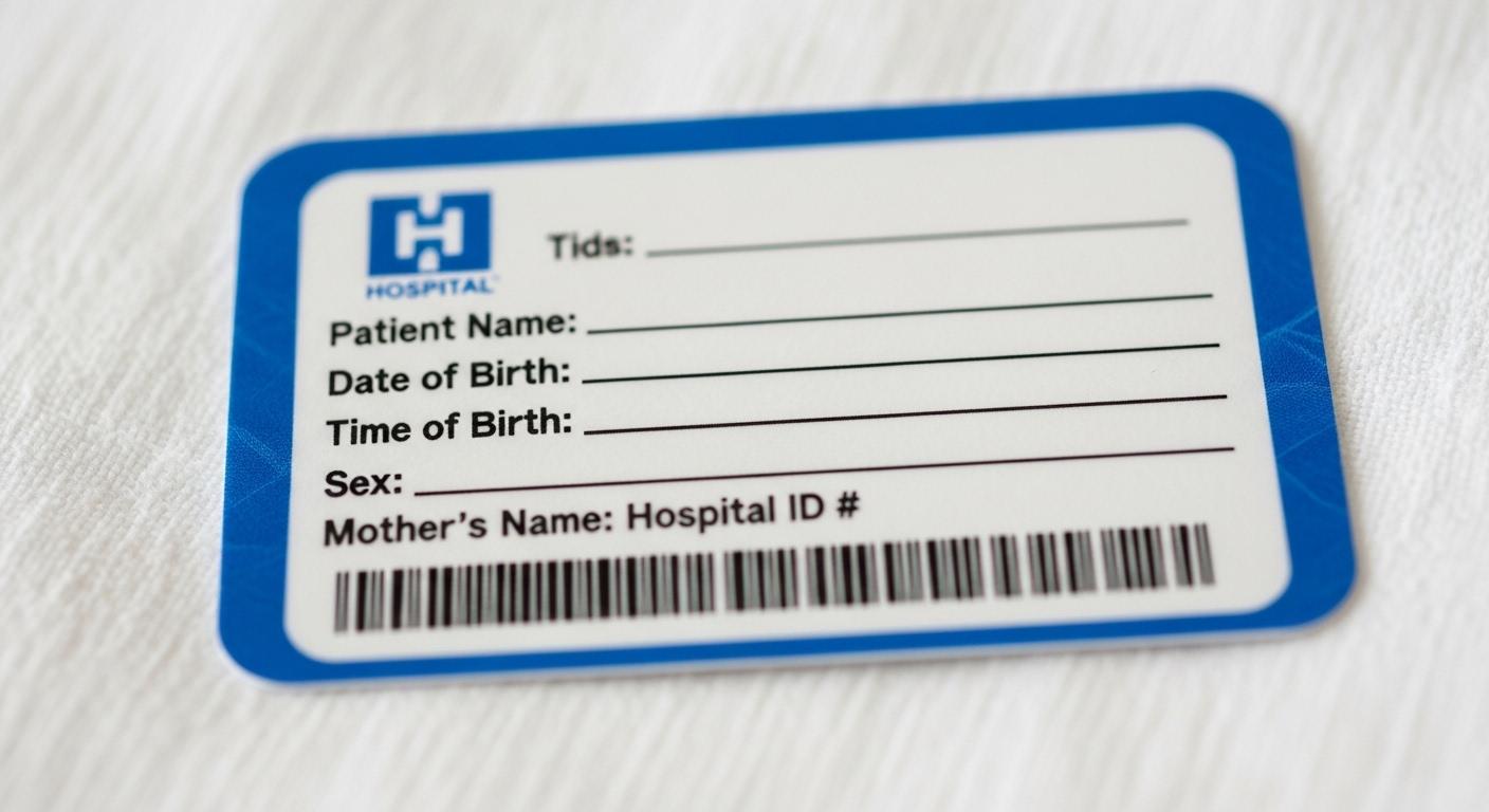 아기 병원 신분증