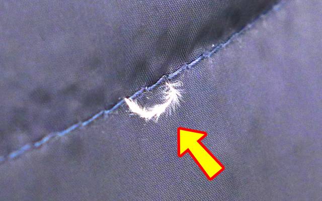 오리털 패딩 털빠짐 해결 방법