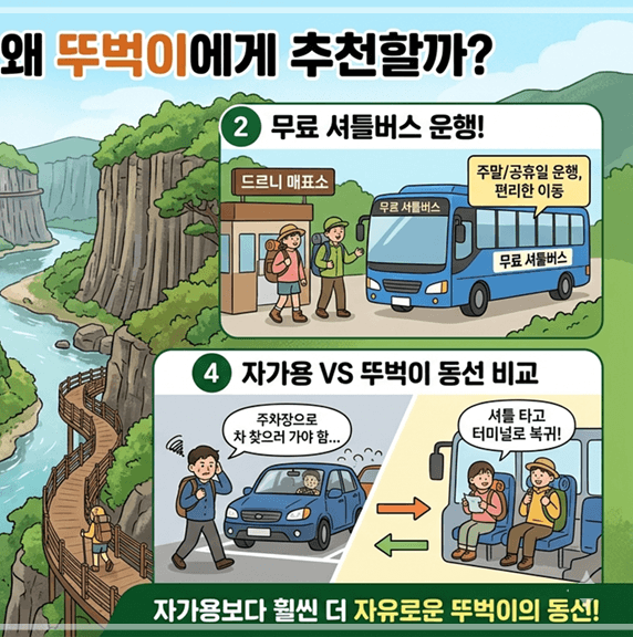 한탄강 주상절리길 대중교통