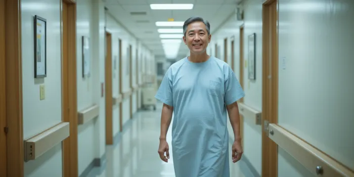 췌장암 3기 수술 후 회복 중인 남성 환자