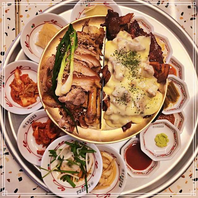 양산 물금 증산 맛집 18가지 반찬 소스 족발, 보쌈