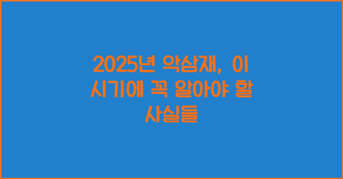 2025년 악삼재