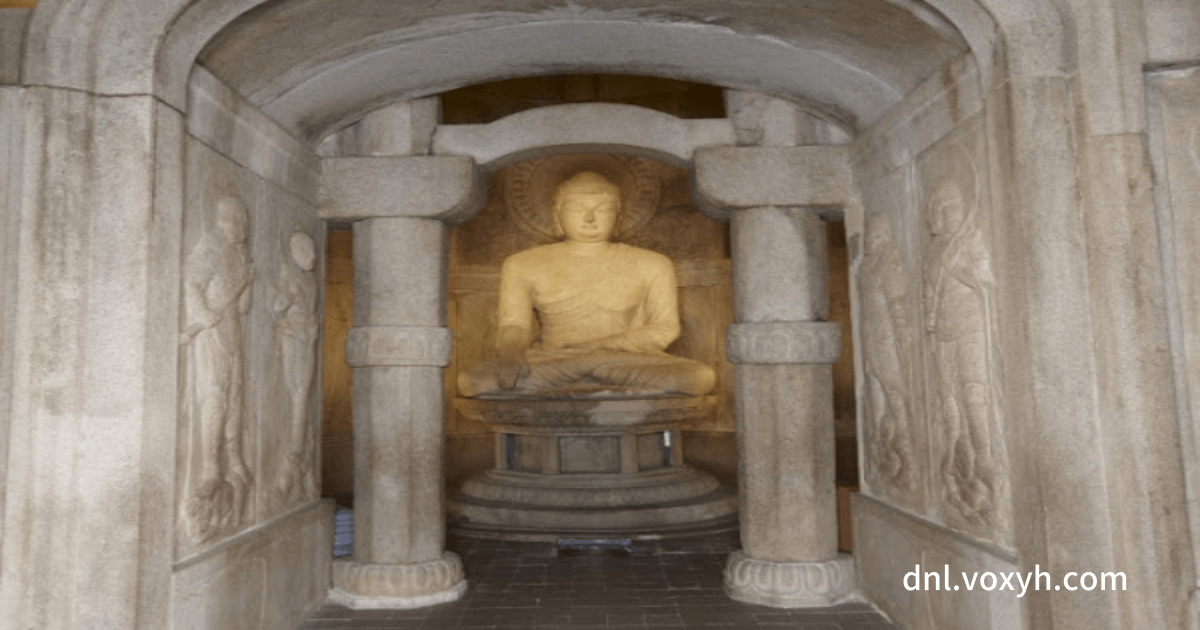 석굴암의 내부 입구 정면