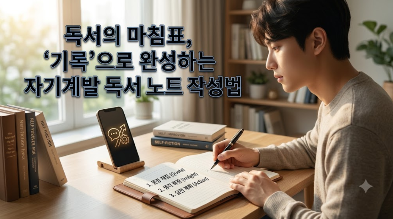 독서 노트 작성법 (기록 시스템, 망각 방지, 지식 내면화)